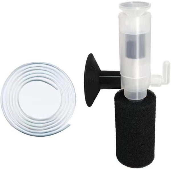Mini Aquarium Filter, Air Driven Sponge Filter for Small Fish Tank 0.5-5 Gallon