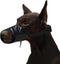 Lxnoap Black Quick Muzzle for Small Dogs, Adjustable & Comfortable Mouth Cover, Size S
