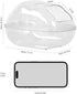 Hamster Small Animal Sand Bath Box - Bathtub with Bath Sand and Scoop Accessories for Mice Hedgehog Gerbils (Large)