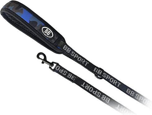 BUDDY BELT Sport Leash - Blue CAMO (1/2" x 4')