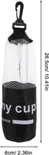 HANABASS Multifunctional Mesh Drawstring Stacking Cup Bag for Sport Stacking Games and Breathable Foldable Storage
