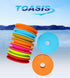 Toasis Fishing Snell Leader Rigs Foam Spool - Fishing Line Storage (Multicolors/D4.5cm)