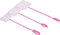 POPETPOP 3pcs Aquarium Fish Net, Fishing Nets for Fish Tank Lakes Ponds Saltwater (Pink 4/5/6 Inch)