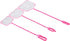 POPETPOP 3pcs Aquarium Fish Net, Fishing Nets for Fish Tank Lakes Ponds Saltwater (Pink 4/5/6 Inch)