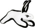 TUFFY World's Tuffest Soft Dog Toy - Barnyard Junior White Rabbit, Durable, Machine Washable