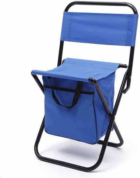 Fydun Folding Back Chair, Outdoor Camping Portable Chair, Easy to Carry Comfortable
