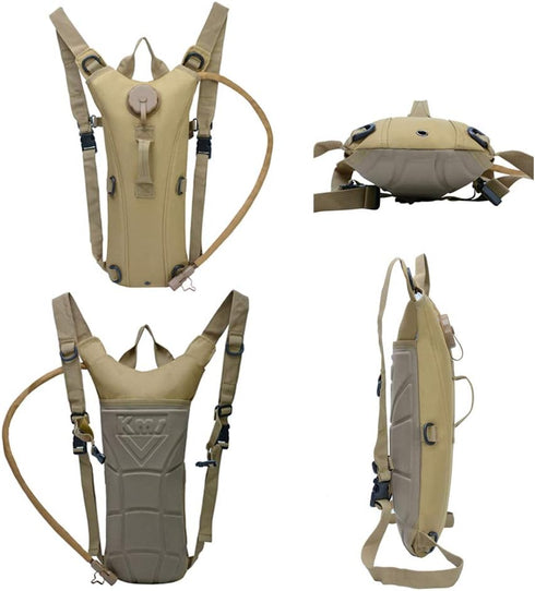 Tactical Hydration Pack - Water Rucksack Backpack with 3L BPA Free Bladder for Cycling, Hiking, Outdoor Camping