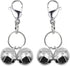 4 Sets Cat Bell for Dog Collar - Charm Training Pet Pendant Accessories with 2 Pack Stainless Steel Dog Tag Clips
