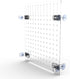 Aquarium Fish Tank Divider, Clear Acrylic Isolation Grid Board with Suction Cups for Fish Partition and Decoration