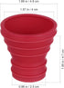 NUOBESTY Golf Pick-up Suction Cup Grabber, Rubber Golf Ball Retriever Picker Upper, Red