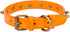 Basic Classic Adjustable Genuine Cow Leather Pet Collars for Dogs and Cats (Large, Neck 11.8"-15.3", A-Yellow Brown)