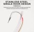 KTGCOZS Pack 2 of Stainless Steel Single Hook Jig Lure UV Glow Spoon-Shaped Saltwater Fishing Jigging Lure for Mackerel