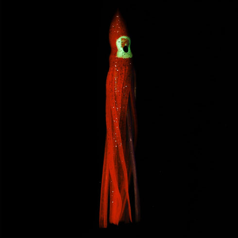 Luminous Soft Plastic Trolling Lures - Fishing Squid Skirts for Bass, Trout, Salmon
