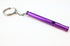 yueton 6pcs Colorful Slim Aluminium Whistles with Key Ring, Emergency Survival Whistle for Dog Training