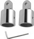 SHENGHUISS Stainless Steel 316 Bimini Top Cap Eye End Boat Fitting with L Shape Hex Key, Marine Hardware