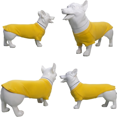 Lovelonglong 2019 Pet Clothing, Dog Costumes, Dachshund Clothes Blank T-Shirt for Dachshund Dogs, Corgi