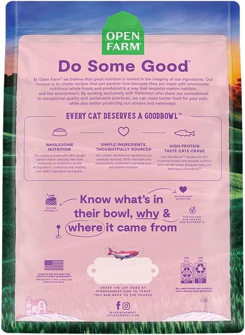 Open Farm Goodbowl Salmon & Brown Rice Recipe for Cats, 3 lbs