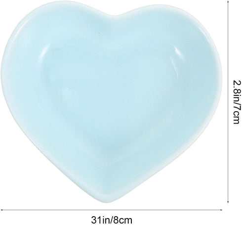 ULTECHNOVO Hamster Ceramic Food Bowl, 3pcs Hamster Food Bowl Small Cute Shape Food Dish for Hamster Rat Mice and Other Small Animals