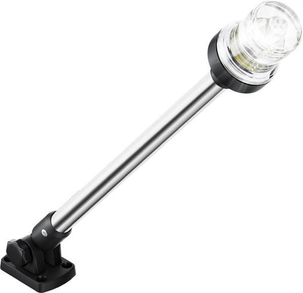 18 Inches Boat Stern Light Anchor Light LED Marine, Waterproof IP67 Fold