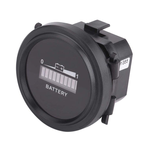 Golf Cart Battery Indicator 12V/24V/36V/48V/72V LED Digital DC Electricity Meter for Golf Carts