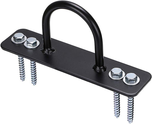 Hipiwe Battle Rope Wall/Ceiling Mount Anchor Bracket Hook for Suspension Straps, Crossfit Gymnastic Rings
