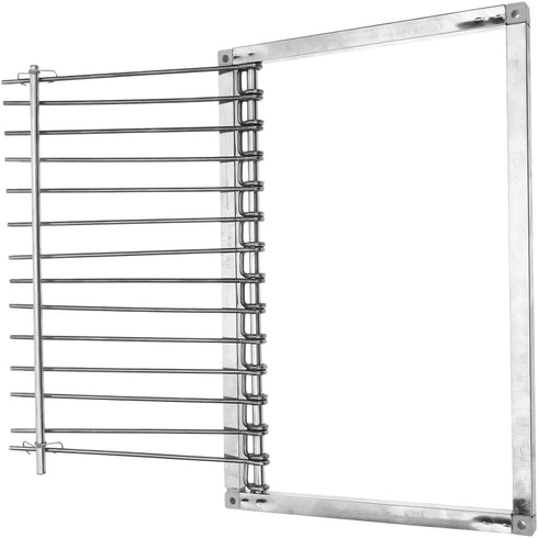 Pigeon Bird Cage Door Coop, Automatic Chicken Wire Frame Cages Supply (29 x 26cm)