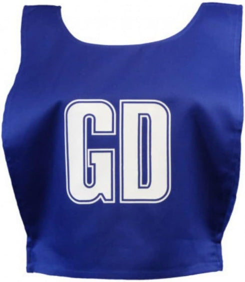 Carta Sport Carta TBNB White Football Lettered Netball Bibs Medium Black, One Size