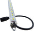 12" 18LEDs 5050 Blue 460nm Aquarium LED Strip Light, Waterproof Aluminum, 12V DC Grow Bar Light