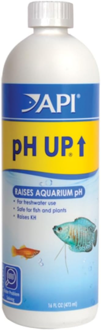 API pH UP Freshwater Aquarium Water pH Raising Solution, 16-Ounce Bottle (31B)