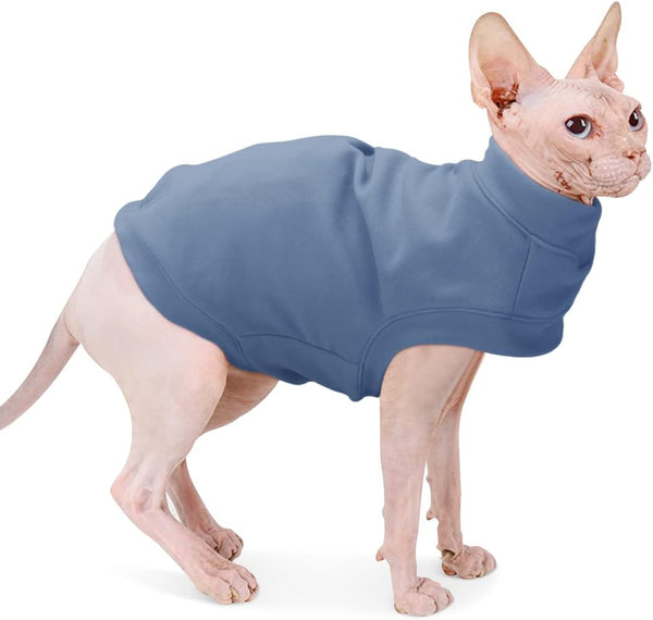 Soft Fleece Dog Sweatshirt - Warm Dog Sweaters for Small Medium Dogs, Cold Weather Pet Sweaters