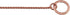 Alvalley Metal Chain Dog Show Collar, Adjustable Pet Slip Collar for Toy, Small, Medium, Large Dogs (Rose Gold, 14",