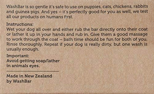 Pack The Natural Dog Shampoo Bar Soap for Itchy Skin Relief - Twin - Dog Soap for Sensitive Skin with Manuka and Neem