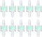 TOPINCN 10PCS ABS Aquarium Bio Filter Breeding Fry Betta Shrimp Green Silicone Tube Filter