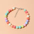 yanbirdfx Dogs Collar, Durable Pet Faux Pearls Necklace Pet Jewelry in Candy Colors, Multicolor