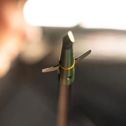 Swhacker SWH00207 #207 Broadheads, 2 Inch Cut, Set of 3-100 Grain, Green