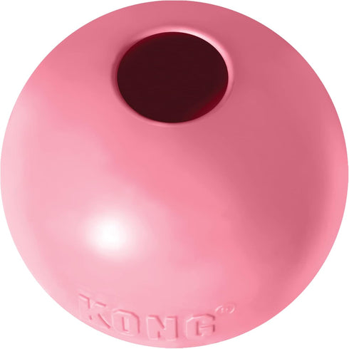 KONG Puppy Ball w/Hole, Soft & Durable Activity Ball for Medium/Large Puppies - Dog Toy for Healthy Exercise