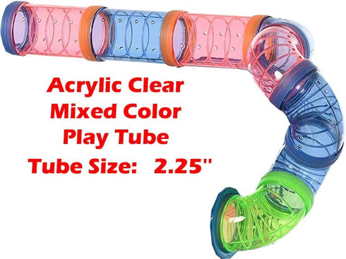 5-Floor Large Twin Towner Play Tube Habitat Syrian Hamster Rodent Gerbil Mouse Mice Rat Wire Animal Critter Cage