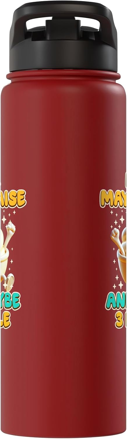 Mayonnaise Costume Mayo Group 3 I Like Mayonnaise And Maybe People Stainless Steel Insulated Water Bottle