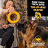 "Indestructible Ring Dog Toy - Lifetime Replacement - Medium & Large Breed - Durable for Aggressive Chewers - Tough & Strong, Heavy Duty Natural Rubber - Fetch, Tug, & Chew - 6.5in.