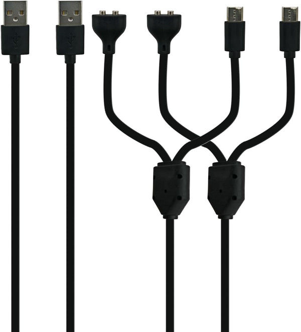 PDEEY Dog Shock Collar Charger Replacement, 2 PCS Charging Cord for Delupet/Jugbow/Yawpet E Collar