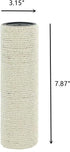2-Pack 7.87" L, 3.15" Ø Cat Tree Replacement Post for Cat Tree with 3 Handwoven Basket Bed, Cat Tower Accessories Replacement Pole