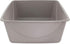 Petmate Open Cat Litter Box, Extra Large Nonstick Litter Pan, Durable Standard Litter Box, Mouse Grey