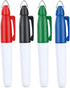 Golf Ball Markers, Bullet Tip Permanent Marking Pen for Golf Ball Alignment and Identification Tool, 4 Pack