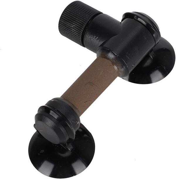 Aquarium CO2 Atomizer, Ceramic Tube Plastic Black for Small Fish Tanks