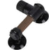 Aquarium CO2 Atomizer, Ceramic Tube Plastic Black for Small Fish Tanks