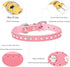 Cute Dazzling Sparkling Elegant Fancy Suede Leather 1 Rows Bling Rhinestone Crystal Jeweled Small Pet Collar (Purple, S)