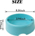 16 PCS Pet Plastic Bowls with 1PC Pet Food Spoons Plastic Candy Color Pet Cat Dog Puppy Rabbit Animal Practical Food Water Bowl-Random Color