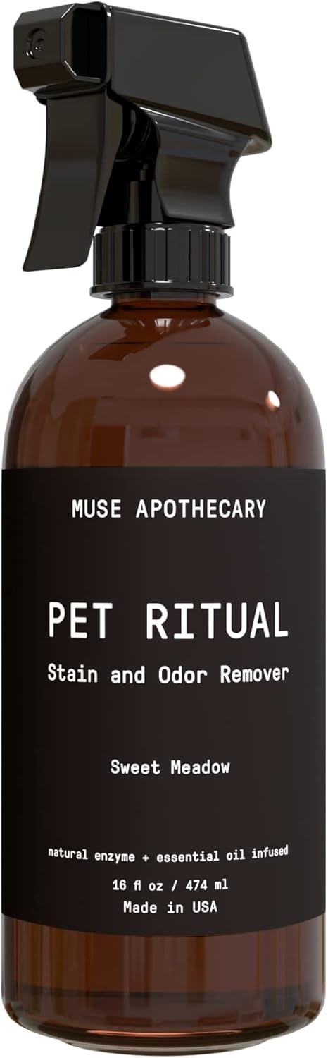 Muse Apothecary Complete Pet Stain and Odor Remover Enzyme Carpet Cleaner - Dog Stain Remover and Odor Neutralizer 16oz