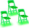 Set of 3 Glow in The Dark Folding Chairs for Wrestling Action
