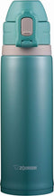 Zojirushi SD-CS50-GM Direct Drinking Water Bottle - Sports Type, Stainless Steel, Straw Bottle, 0.52L, Mint